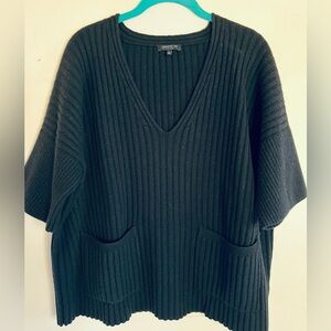 Lafayette 148 Wool Ribbed Sweater